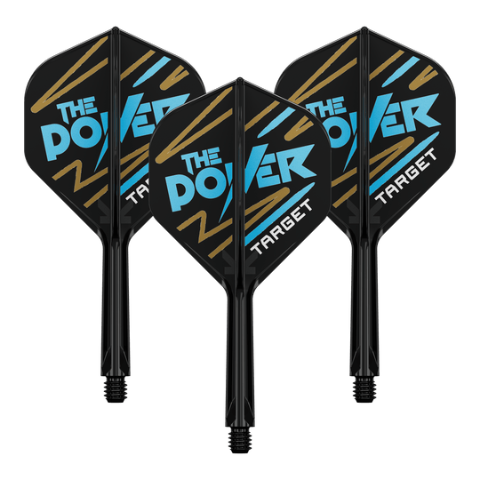 Target K-Flex Phil Taylor No2 Standard Flight Shaft System Dieses Bild zeigt einen K-Flex Phil Taylor Dart Flight im No2 Standardformat. Das Set umfasst Flights mit einer Länge von 26mm.