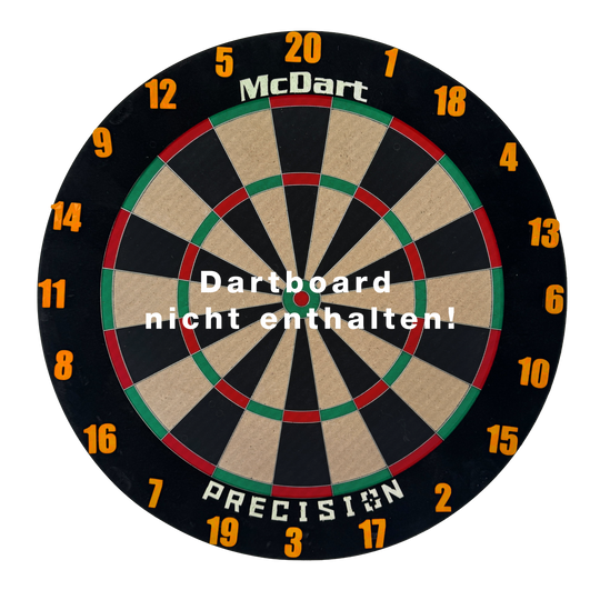McDart Dartboard Number Rings / Number Ring Classic Ein Bild zeigt ein Classic Orange Board. Die Oberfläche ist orange und rechteckig.
