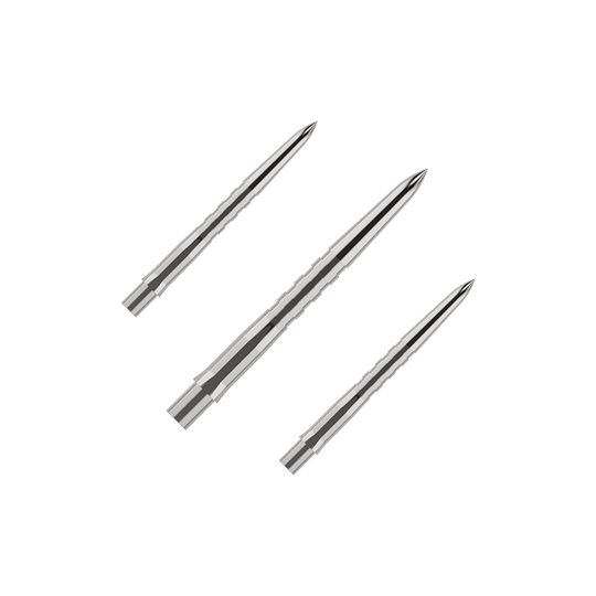 Mission Caliburn EVO System Steel Dart Tips - Grooved - Silver