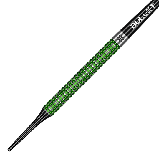 Gezeigt werden Bullet Gator Softdarts - 20g. Die Darts sind für elektronische Dartscheiben geeignet.