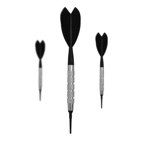 McDart Silver Brass Bardarts - Softdarts - 18g Abgebildet sind die McDart Silver Brass Bardarts Softdarts - 18g. Diese Darts haben ein silbernes Messing-Design und sind ideal für Softdart-Fans.