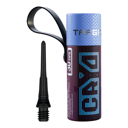 Target Cryo Soft Dart Tips Pack of 30 - Black Das Bild präsentiert die Target Cryo Softdartspitzen im 30er Pack in schwarzer Farbe. Diese Ersatzspitzen sind für den Einsatz mit Softdarts gedacht.