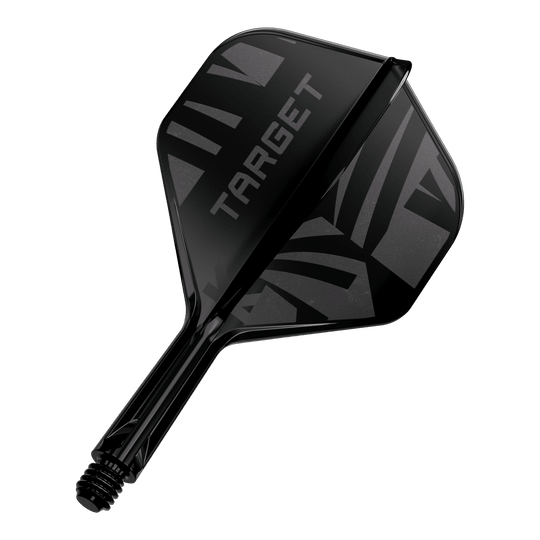 Target K-Flex Black No2 Standard Flights Ein Target K-Flex Black No2 Standard Flight in 19 mm ist zu sehen. Das Produkt ist einzeln abgebildet.