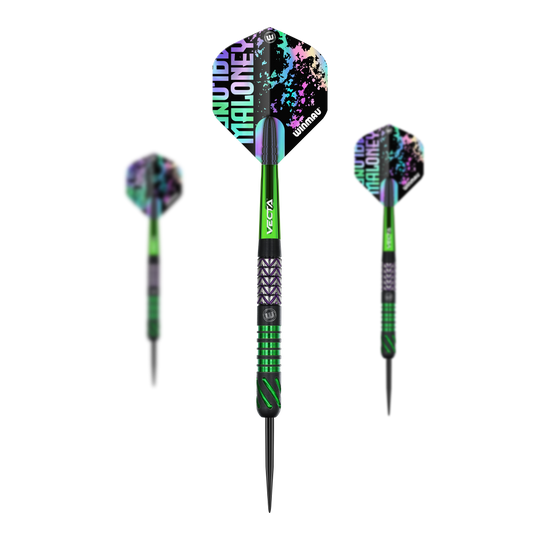 Winmau Mike Maloney steel darts Abgebildet ist das Produkt Winmau Mike Maloney Steeldarts. Es handelt sich um ein Set Steeldarts für Dartspieler.