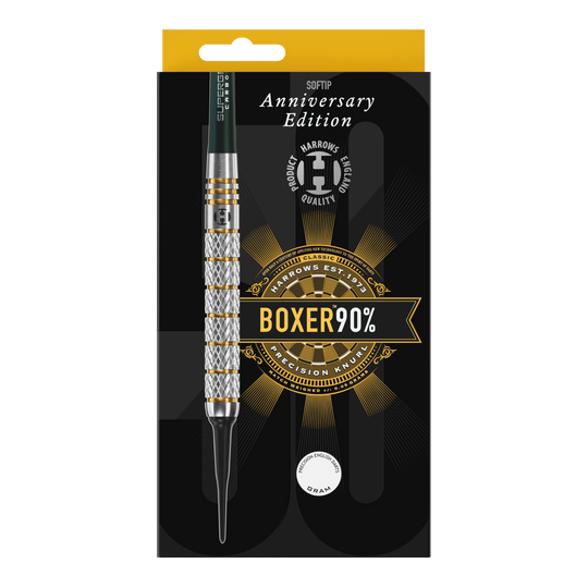 Harrows Anniversary Edition Boxer Parallel Softdarts - 18g