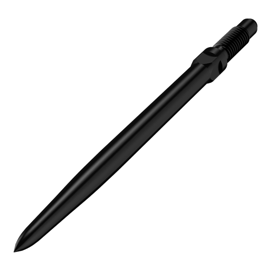 Bulls NL Convertible Point Dart Tips - Smooth - Black Das Bild zeigt einen Artikel mit dem Namen BU57700_BullsNL_Convertible_Points_Smooth_Schwarz_32mm_2. Abgebildet sind wahrscheinlich schwarze, glatte Dartspitzen in der Größe 32 mm.