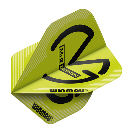 Winmau Mega MvG Green Standard Flights