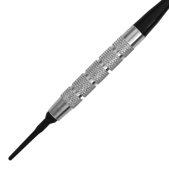 McDart Silver Brass Bardarts - Softdarts - 18g Das Bild zeigt die McDart Silver Brass Bardarts Softdarts mit einem Gewicht von 18g. Diese Darts sind für das Softdart-Spiel geeignet.