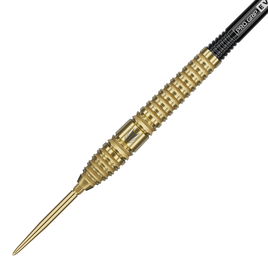 Target Bolide Envy 03 Swiss Point Steeldarts werden auf dem Bild gezeigt. Die Darts verfügen über eine spezielle Spitzenmechanik.