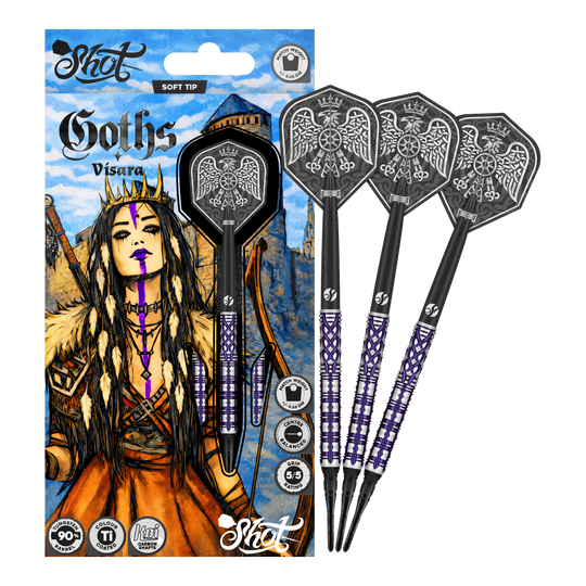 Shot Goths Visara Soft Darts - 20g