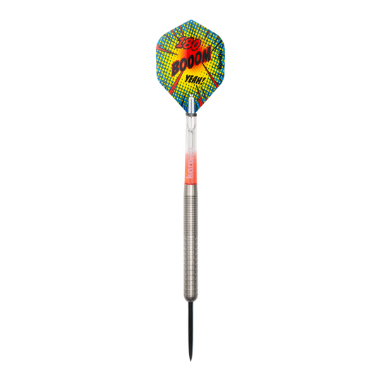 Karella Comic Line CL-1 steel darts - 22g Abgebildet ist der Karella Comic Line CL-1 Steeldarts - 22g. Diese Aufnahme zeigt das Produkt aus einer bestimmten Perspektive.