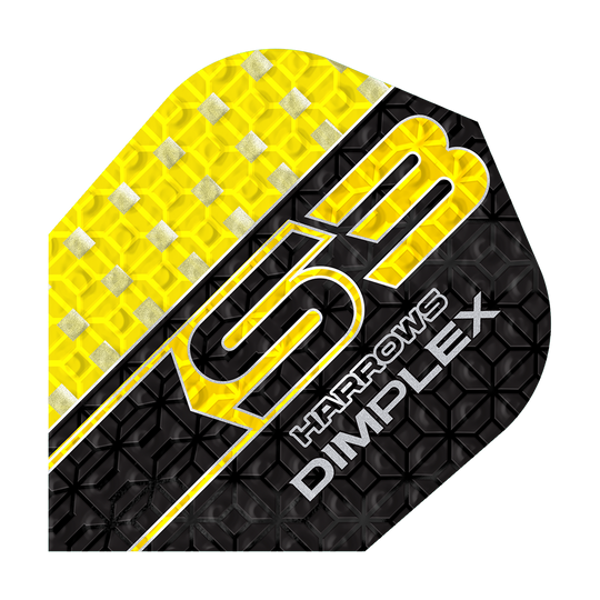 Harrows Dimplex S3 Flights - Gelb