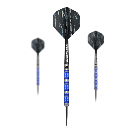 Abgebildet ist das Produkt GOAT Surfer Steeldarts. Es handelt sich um ein Set hochwertiger Steeldarts für das Dartspiel.
