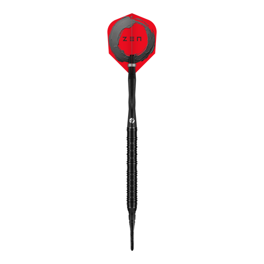 Shot ZEN Straight Softdarts - 20g Das Bild zeigt die Shot ZEN Straight Softdarts mit einem Gewicht von 20g. Die Darts sind für das Softdartspiel geeignet.