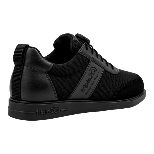 Triple20 Dart Shoes Textile with Twist Closure - Black Triple20 Dart Shoes Textile with Twist Closure - Black