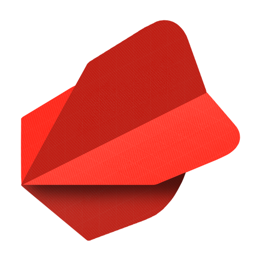 Abgebildet ist ein Nylon-Stoff No6 Flight in Neonorange. Es handelt sich um einen Ersatzteil für Darts.