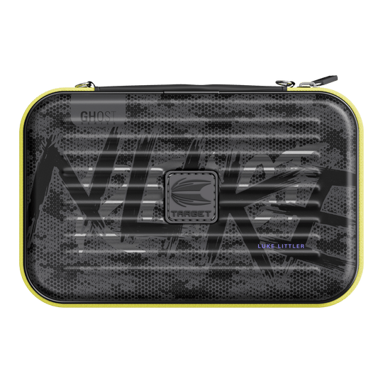 Takoma XL Ghost Series Luke Littler dart case Das Bild zeigt das Takoma XL Ghost Series Luke Littler Dartcase. Es handelt sich um ein spezielles Dartcase für Dartzubehör.