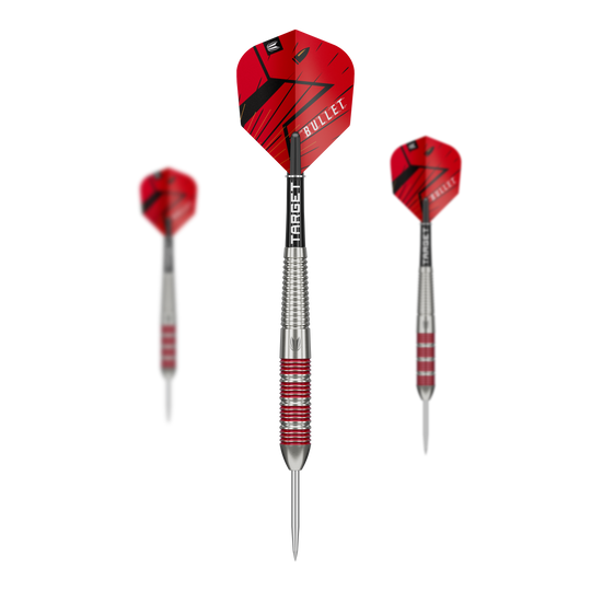 Target Stephen Bunting Bullet 100 Piece Brass Steeldart Set - 22g Target Stephen Bunting Bullet 100 Piece Brass Steeldart Set - 22g