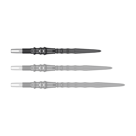 Target Japan Premium Swiss Point Steel Dart Tips - Black Zu sehen ist ein Produkt mit dem Dateinamen '340373_Target_Japan_Premium_SwissPoint_Steeldartspitzen_Schwarz_30mm_1'. Es handelt sich vermutlich um schwarze Premium-Steeldartspitzen mit einer Länge von 30mm.