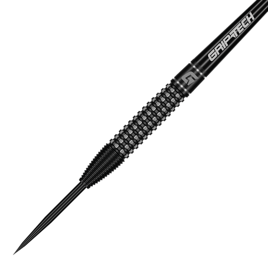 Hier ist der GOAT Sprocket MKIII Bomb Steeldarts zu sehen. Das Bild zeigt Details des Dartpfeils.