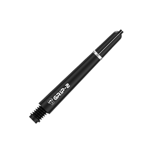 Das Bild zeigt den Bulls B-Grip-2 SL Shaft in Schwarz. Der Schaft ist schwarz und hat weiße Aufschrift mit dem Modellnamen.