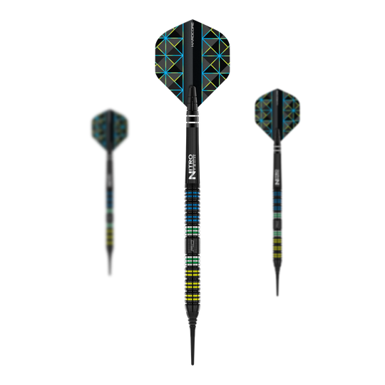 Red Dragon Dragonfly 95 Black Parallel Softdarts - 20g