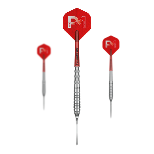 Das Produkt ist die Precise 180 Paul Meyer Version 1 Steeldarts. Perfekt für professionelle Dartspieler geeignet.