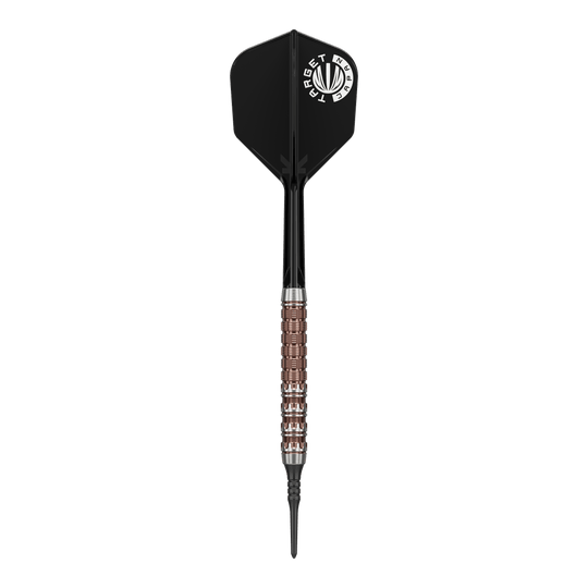 Target Japan Prime Series George Nishitani Raptor GEN6 Soft Darts - 19.5g Das Bild zeigt Target Japan Prime Series George Nishitani Raptor GEN6 Softdarts mit einem Gewicht von 21,5 Gramm. Sie zeichnen sich durch hohe Präzision aus.