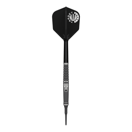Target Japan Paul Lim The Legend GEN9 Soft Darts - 20g Target Japan Paul Lim The Legend GEN9 Softdarts - 20g sind auf diesem Bild deutlich zu erkennen. Die Aufnahme legt den Fokus auf das präzise gefertigte Barrel.