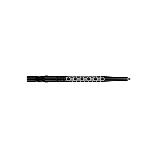 Shot Turbo Point Goths Dart Tips - Black Shot Turbo Point Goths Dart Tips - Black