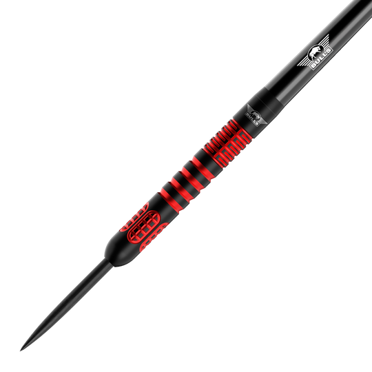 Bulls NL Stefan Bellmont 90 steel darts - 23g Auf dem Bild sind die Bulls NL Stefan Bellmont 90 Steeldarts 23g zu sehen. Diese Steeldarts sind besonders präzise und für professionelle Dartspieler geeignet.