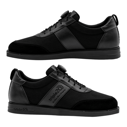 Triple20 Dart Shoes Textile with Twist Closure - Black Triple20 Dart Shoes Textile with Twist Closure - Black