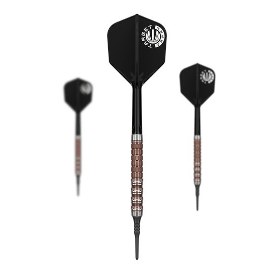 Target Japan Prime Series George Nishitani Raptor GEN6 Soft Darts - 19.5g Abgebildet ist das Set der Target Japan Prime Series George Nishitani Raptor GEN6 Softdarts mit 21,5g Gewicht. Das Set wird vollständig und übersichtlich präsentiert.
