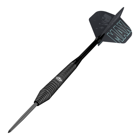 Bulls NL Max Hopp Black Steel Darts Auf diesem Bild sind die Bulls NL Max Hopp Black Steeldarts abgebildet. Diese Darts sind speziell für anspruchsvolle Spieler entwickelt.