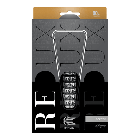 Target Redux 10 soft darts - 18g Target Redux 10 Softdarts - 18g ist auf diesem Bild zu sehen. Die Darts sind für das Softdartspiel geeignet.