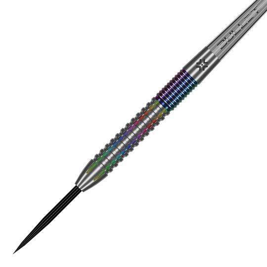 Auf dem Bild sind Bullet Diesel V2 Steel Darts abgebildet. Diese Darts sind für ein präzises Spiel konzipiert.