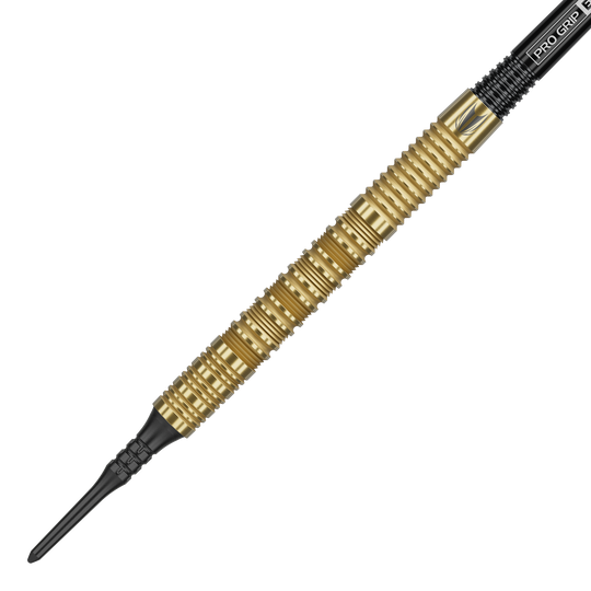 Abgebildet ist das Produkt Target Bolide Envy 10 Softdarts. Es handelt sich um hochwertige Softdarts für präzises Darten.