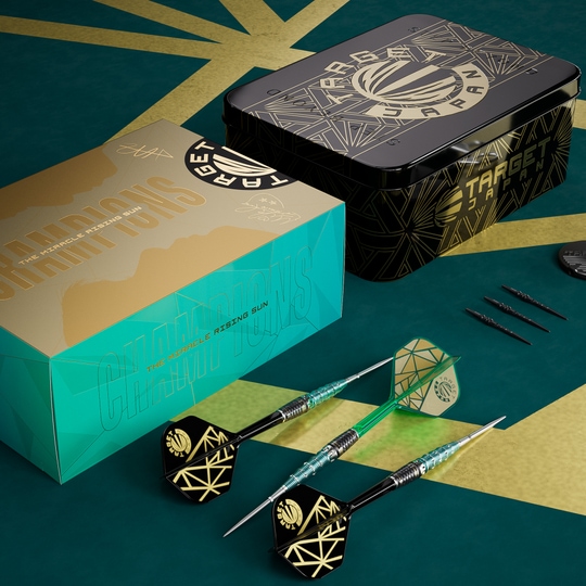 Target Japan The Rising Miracle Combination Limited Edition Swiss Point Steeldarts Target Japan The Rising Miracle Combination Limited Edition Swiss Point Steeldarts in starker Vergrößerung. Die Oberflächenstruktur ist gut erkennbar.