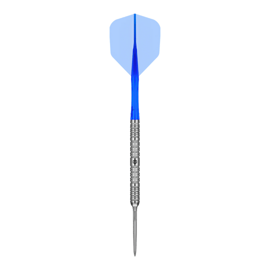 Hier sind die Caliburn Rix EZ-EVO R1 Steeldarts abgebildet. Die Steeldarts eignen sich besonders für Turnierspieler und Sammler.