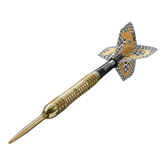 Zu sehen ist ein Target Bolide Envy 04 Swiss Point Steeldarts. Die hochwertige Verarbeitung macht die Darts besonders attraktiv für Dartspieler.