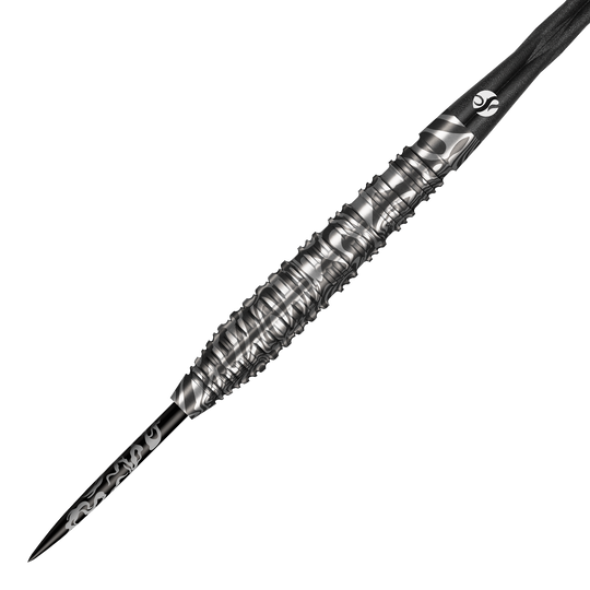 Abgebildet sind die Shot Alchemy Runstel Steeldarts. Die Darts überzeugen durch ihr elegantes Design.