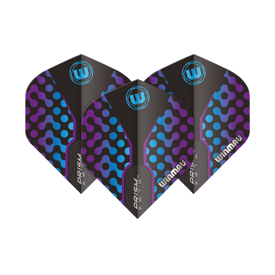 Winmau Prism Zeta PurpleBlue Standard Flights