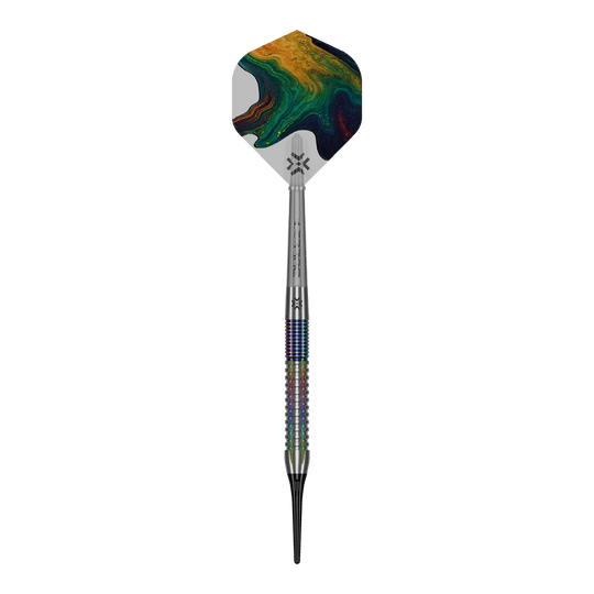 Hier sieht man die Bullet Diesel V2 20g Soft Darts. Die Darts eignen sich gut für das Softdartspiel.