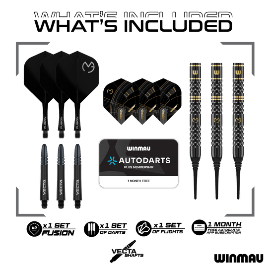 Winmau Michael Van Gerwen W-MAX soft darts - 18g