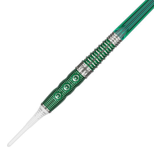 Target Japan Prime Series Motomu Sakai Xeno GEN1 Soft Darts - 19g Dieses Bild zeigt die Target Japan Prime Series Motomu Sakai Xeno GEN1 Softdarts mit 19g Gewicht. Sie sind eine beliebte Wahl für anspruchsvolle Dartspieler.