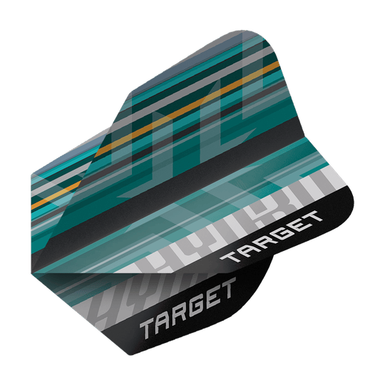 Zu sehen sind Target ProUltra Hydro No6 Flights - 3 Sets. Sie verbessern die Flugeigenschaften von Dartpfeilen.