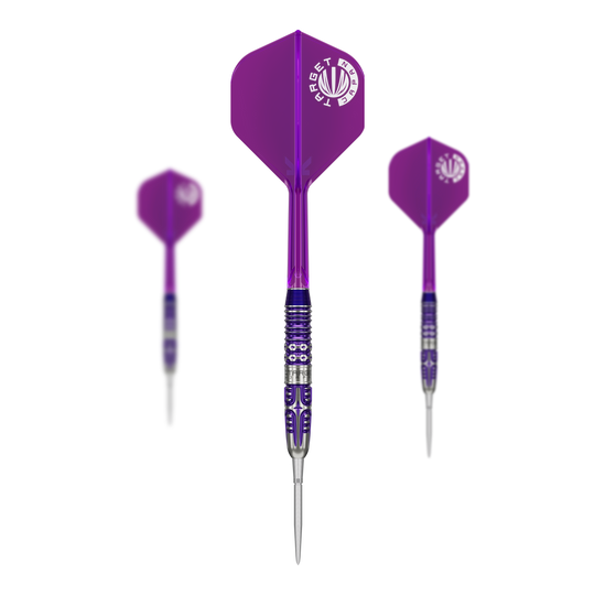 Target Japan Endeavor Kasumi Sato GEN3 Swiss Point Steeldarts Target Japan Endeavour Kasumi Sato GEN3 Swiss Point Steeldarts sind als Set auf dem Bild zu sehen. Die Darstellung zeigt alle enthaltenen Darts zusammen.
