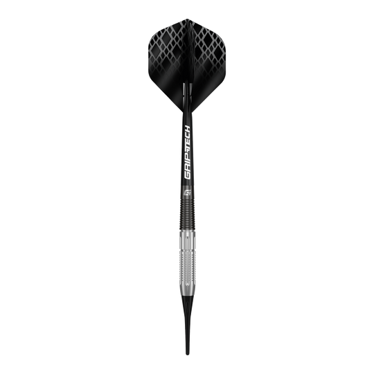 Das Bild zeigt die GOAT Reload Softdarts - 20g. Diese Softdarts sind für den professionellen Dartsport konzipiert.