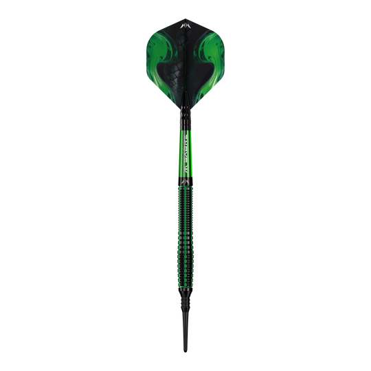 Mission Venom Softdarts - 20g Ein einzelner Mission Venom Softdart - 20g wird gezeigt. Die Details des Schafts sind sichtbar.