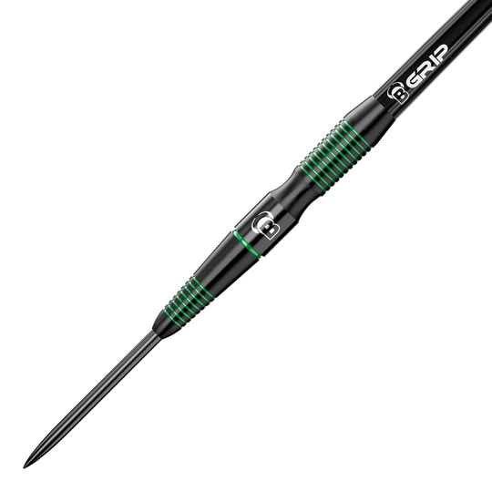 Abgebildet sind die Bulls Brian Raman G2 Steeldarts. Das Produkt ist für Dartspieler entwickelt.